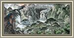 山水国画风景图