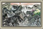 山水国画风景图