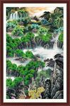 山水国画风景图