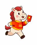 2026小马送福贴纸挂件红包玩