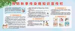 预防秋季传染病知识宣传栏