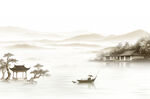 新中式山水画