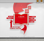 竖版入党誓词文化墙