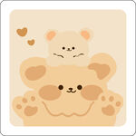 可爱小熊亲子温馨画面