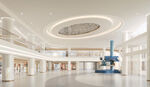 现代大气的室内公共空间