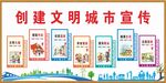 创建文明城市宣传文化墙