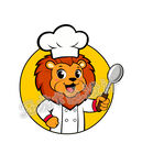 狮子厨师形象