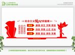 富强民主文明和谐价值观文化墙