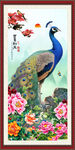 国画孔雀