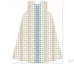 菱形格大袍子设计