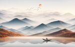 水墨山水画