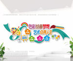 美术室文化墙