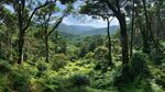 山林绿野间的自然盛景