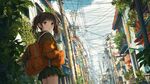街头少女的奇幻动漫风景