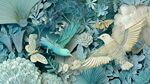 梦幻蓝调花鸟纸艺世界