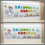 学校实验室文化墙