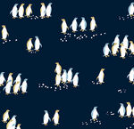 深蓝色背景船只图案纹理