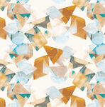 多彩几何多边形拼接图案