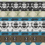 民族风几何图案织物纹理