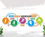 创意体育运动文化墙