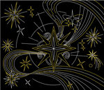 星空繁星灯饰画