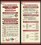 中医药健康管理服务展架