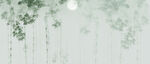 中式水墨竹子背景墙