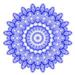 蓝色古典精美花纹