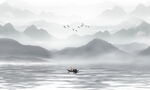中式古典山水画