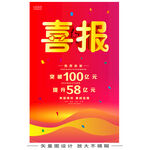 喜报海报 