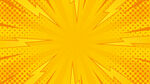 黄色放射状炫彩背景图案