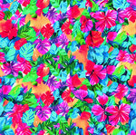 缤纷多彩花卉图案背景