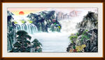 山水国画