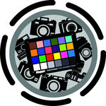 多彩相机与色板创意组合