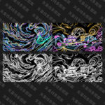 矢量AI文件国风霓虹灯灯带灯饰