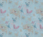 梦幻蝴蝶花卉图案背景