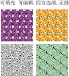 趣味卡通印花  万圣节图案贴纸