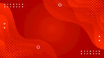 红色渐变抽象几何背景图