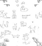 手绘可爱动物简笔画集合