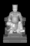 古代孩童造型石雕摆件