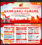 2025全国消防日展板