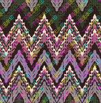 多彩锯齿几何图案纹理