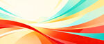 多彩动感线条背景图