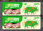 猪肉分割海报