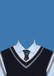 校园风证件照衣服