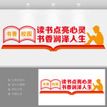 书香校园阅读文化墙