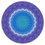 圆形民族花纹图案