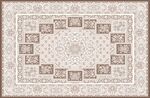 复古花纹方形地毯图案