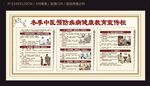 冬季中医预防疾病健康教育宣传栏
