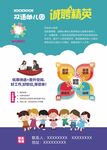 少儿英语培训招生海报